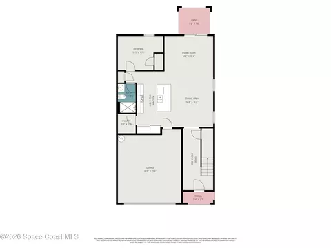 Floorplan - 966 Trinity St, Rockledge, FL 32955 photo 3 of 4