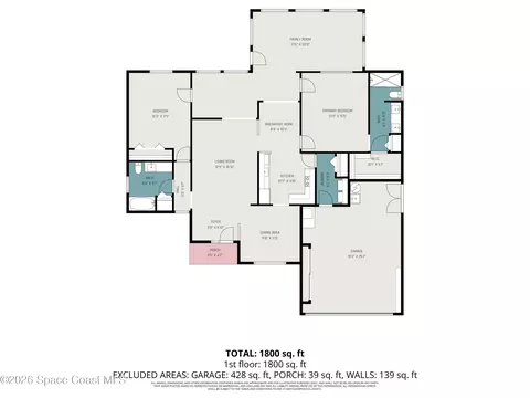 Floorplan - 1161 Continental Ave, Melbourne, FL 32940 photo 2 of 2