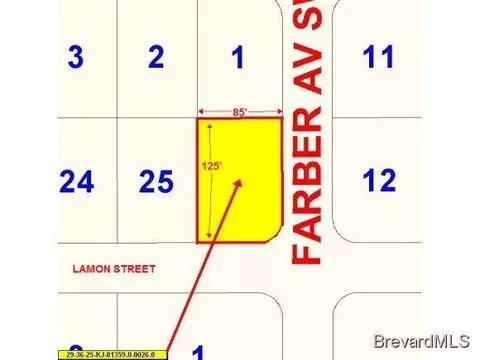 501 Lamon St Farber Ave, Palm Bay, FL 32908