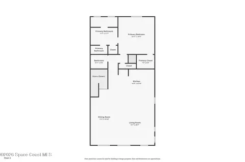 Floorplan - 104 4th Ave, Indialantic, FL 32903 photo 2 of 4