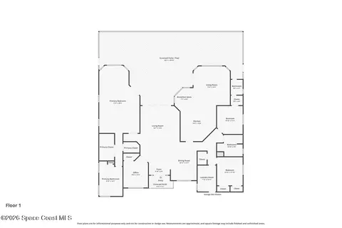 Floorplan - 486 Birchington Ln, Melbourne, FL 32940 photo 1 of 1