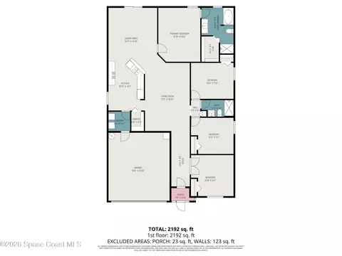 Floorplan - 2547 Deercroft Dr, Melbourne, FL 32940 photo 1 of 1