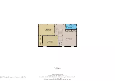 Floorplan - 3212 Constellation Dr, Melbourne, FL 32940 photo 2 of 2