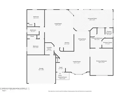 Floorplan - 3400 Long Leaf Dr, Melbourne, FL 32940 photo 1 of 1