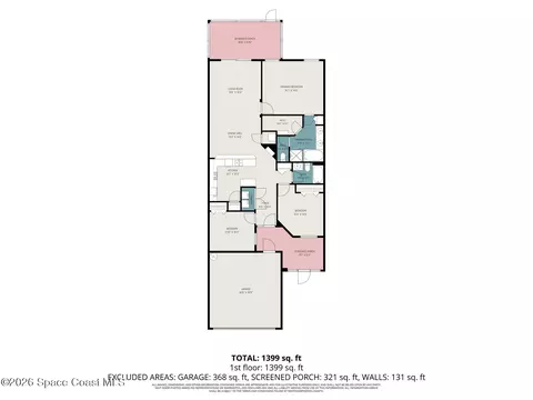 Floorplan - 5748 Tamarac Dr, Melbourne, FL 32940 photo 1 of 1