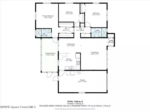 Floorplan - 1498 Birch St, Melbourne, FL 32935 photo 1 of 1