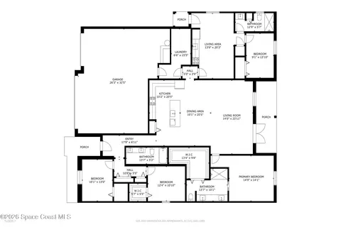 Floorplan - 000 Hunter Lane St, Malabar, FL 32950 photo 1 of 1
