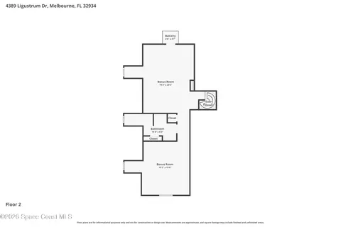 Floorplan - 4389 Ligustrum Dr, Melbourne, FL 32934 photo 2 of 2