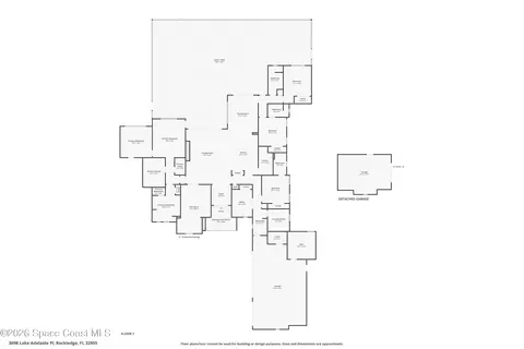 Floorplan - 3698 Lake Adelaide Pl, Rockledge, FL 32955 photo 1 of 1