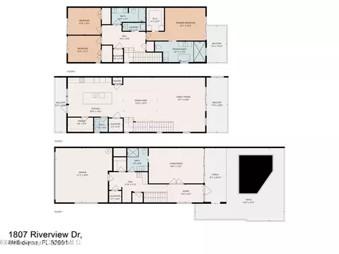 Floorplan - 1807 1809 Riverview Dr, Melbourne, FL 32901 photo 1 of 2