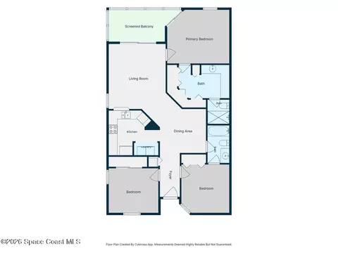 Floorplan - 1480 Roosevelt Ave #201, Melbourne, FL 32901 photo 2 of 2