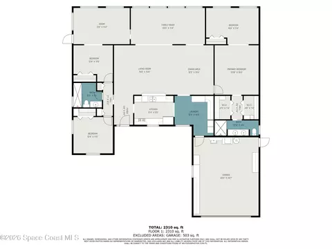 Floorplan - 1527 Frontier Dr, Melbourne, FL 32940 photo 1 of 1