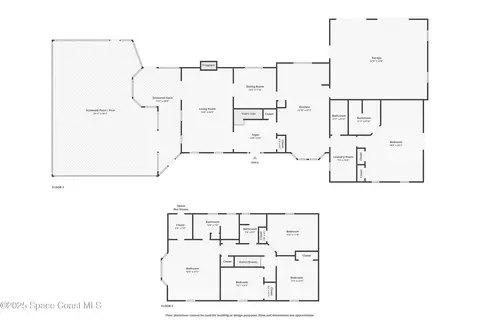 Floorplan - 3435 Huggins Dr, Malabar, FL 32950 photo 2 of 2