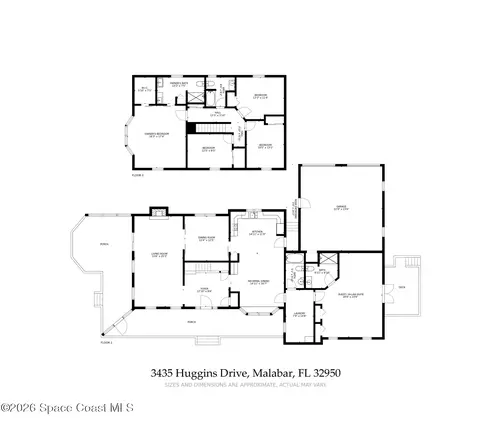 Floorplan - 3435 Huggins Dr, Malabar, FL 32950 photo 1 of 2