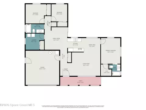 Floorplan - 952 Bayberry Ln, Rockledge, FL 32955 photo 1 of 2