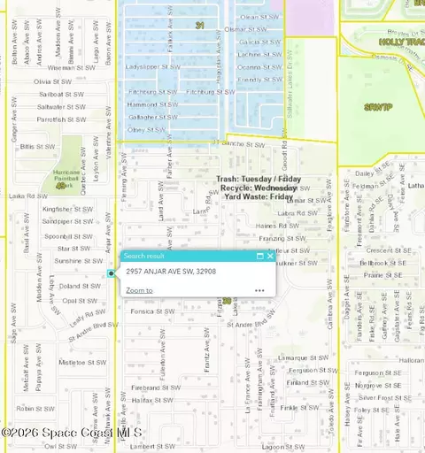 2957 Anjar Ave SW, Palm Bay, FL 32908