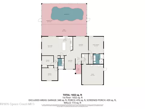 Floorplan - 927 Jamestown Dr, Rockledge, FL 32955 photo 2 of 3