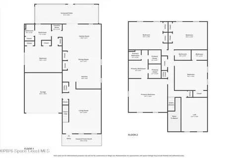 Floorplan - 3114 Burdock Ave, Melbourne, FL 32904 photo 2 of 2
