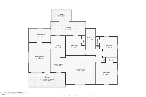 Floorplan - 1944 Harlock Rd, Melbourne, FL 32934 photo 1 of 1