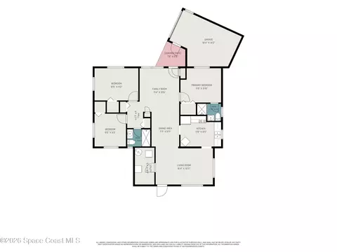 Floorplan - 2336 Shelby Dr, Melbourne, FL 32935 photo 1 of 1