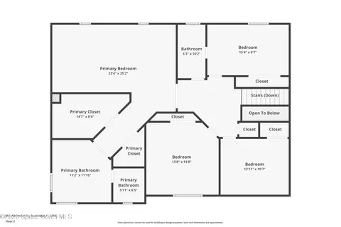 Floorplan - 406 Wenthrop Cir, Rockledge, FL 32955 photo 1 of 3