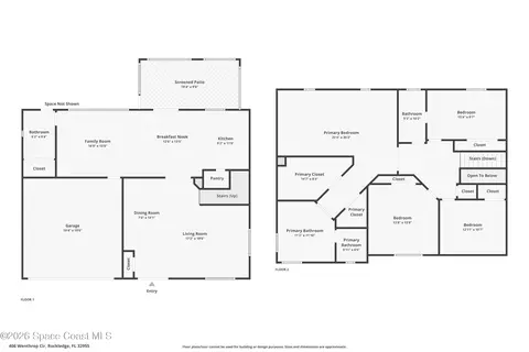 Floorplan - 406 Wenthrop Cir, Rockledge, FL 32955 photo 3 of 3