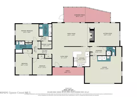 Floorplan - 1150 Rivermont Dr, Melbourne, FL 32935 photo 2 of 2