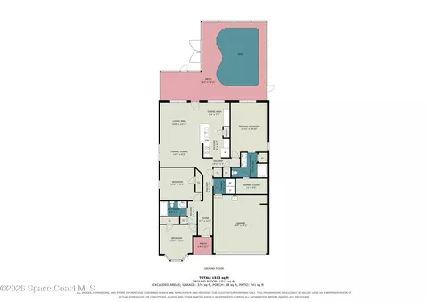 Floorplan - 567 Coral Trace Blvd, Edgewater, FL 32132 photo 1 of 1