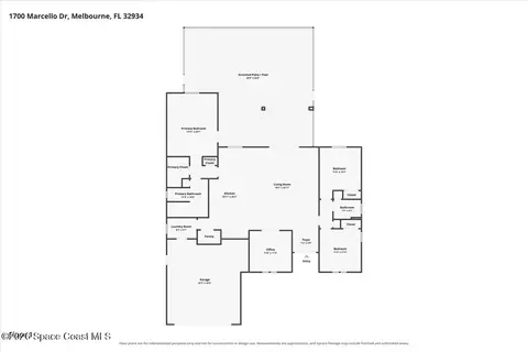 Floorplan - 1700 Marcello Dr, Melbourne, FL 32934 photo 1 of 1