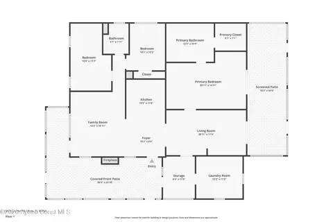 Floorplan - 3575 Carter Rd, Mims, FL 32754 photo 1 of 1