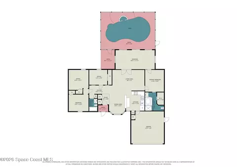 Floorplan - 7260 Pluto Ave, Cocoa, FL 32927 photo 1 of 1