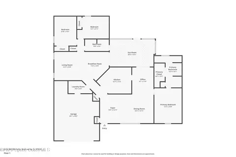 Floorplan - 2284 Windham Dr, Melbourne, FL 32935 photo 1 of 1