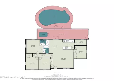 Floorplan - 886 Barris Ln, Rockledge, FL 32955 photo 1 of 1