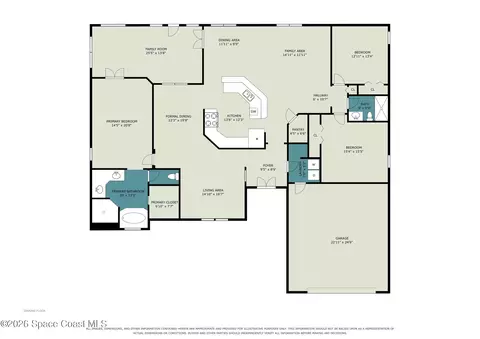 Floorplan - 3525 Gloria Ave, Mims, FL 32754 photo 1 of 2