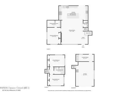 Floorplan - 301 Par Ave, Melbourne, FL 32901 photo 4 of 6