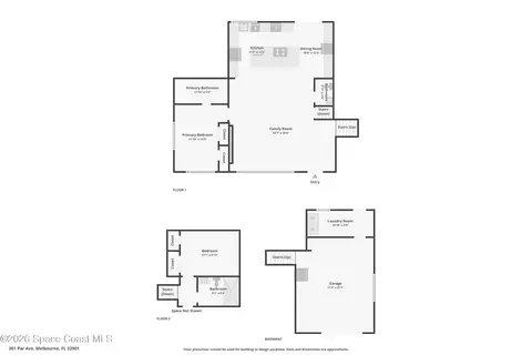 Floorplan - 301 Par Ave, Melbourne, FL 32901 photo 6 of 6