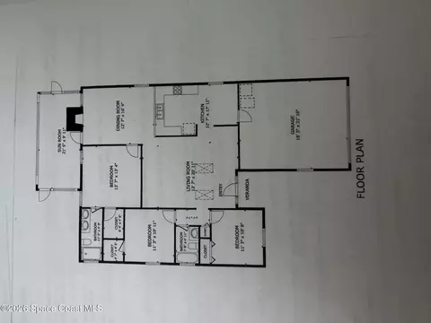 Floorplan - 1607 Clover Cir, Melbourne, FL 32935 photo 1 of 1