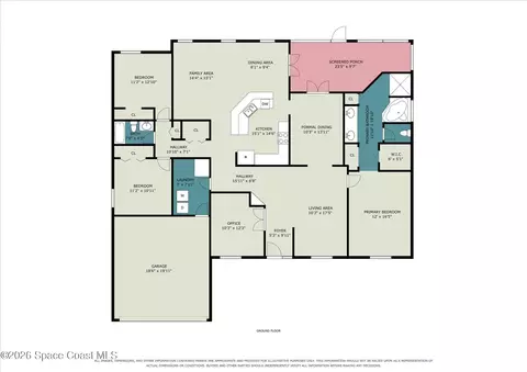 Floorplan - 6890 Caliph Ave, Cocoa, FL 32927 photo 1 of 1