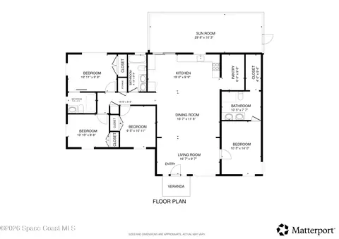 Floorplan - 2829 Matthew Dr, Rockledge, FL 32955 photo 1 of 1
