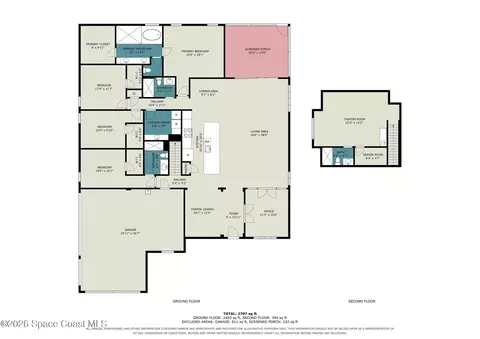 Floorplan - 1740 Indria Ln, Malabar, FL 32950 photo 3 of 6