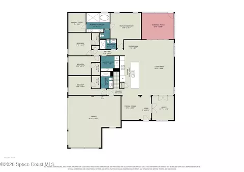 Floorplan - 1740 Indria Ln, Malabar, FL 32950 photo 5 of 6