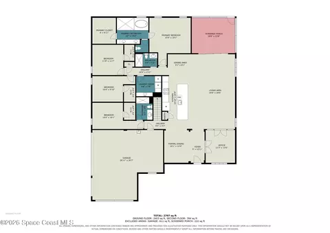 Floorplan - 1740 Indria Ln, Malabar, FL 32950 photo 2 of 6