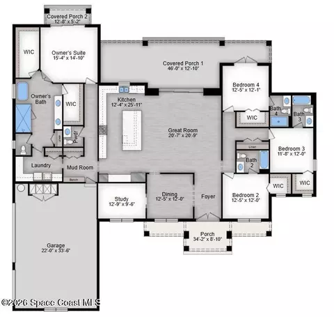 Floorplan - 000 Reef Pl, Malabar, FL 32950 photo 1 of 2