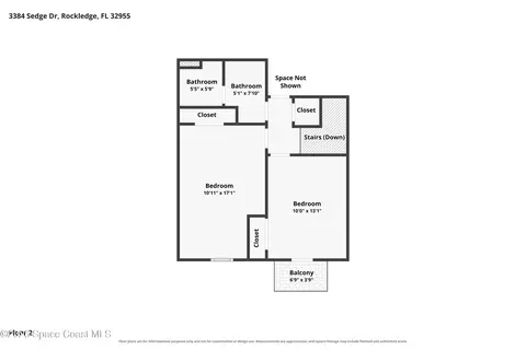 Floorplan - 3384 Sedge Dr, Rockledge, FL 32955 photo 3 of 3