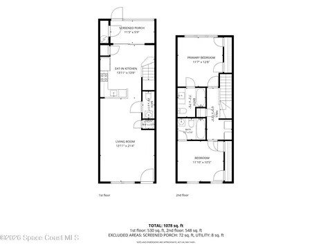 Floorplan - 1305 Hampton Park Ln, Melbourne, FL 32940 photo 2 of 2