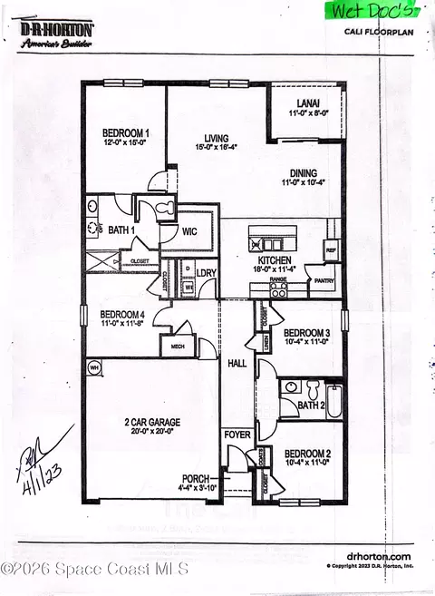 Floorplan - 1234 Gordon Ave, Rockledge, FL 32955 photo 1 of 1