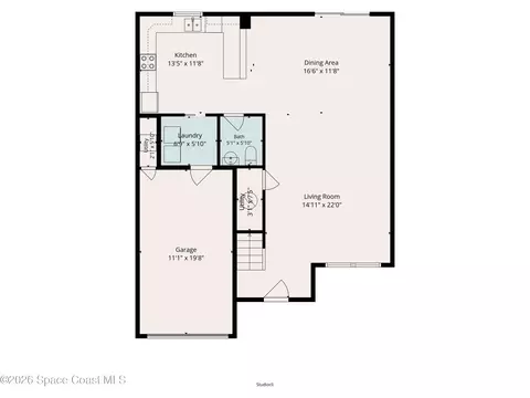 Floorplan - 622 Cedar Side Cir NE, Palm Bay, FL 32905 photo 1 of 3