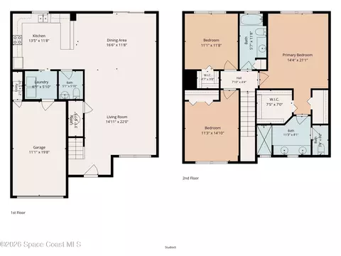 Floorplan - 622 Cedar Side Cir NE, Palm Bay, FL 32905 photo 3 of 3
