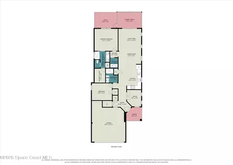 Floorplan - 3484 Bubbles Ct, Melbourne, FL 32940 photo 2 of 2