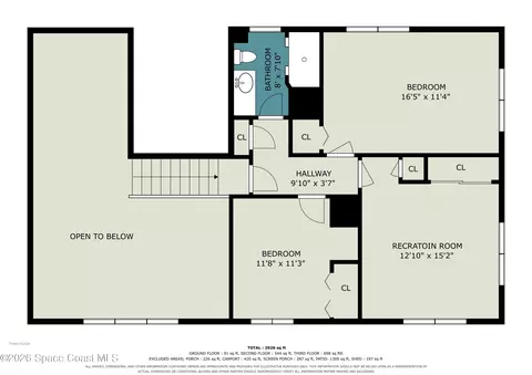 Floorplan - 126 Valencia Rd, Rockledge, FL 32955 photo 3 of 3